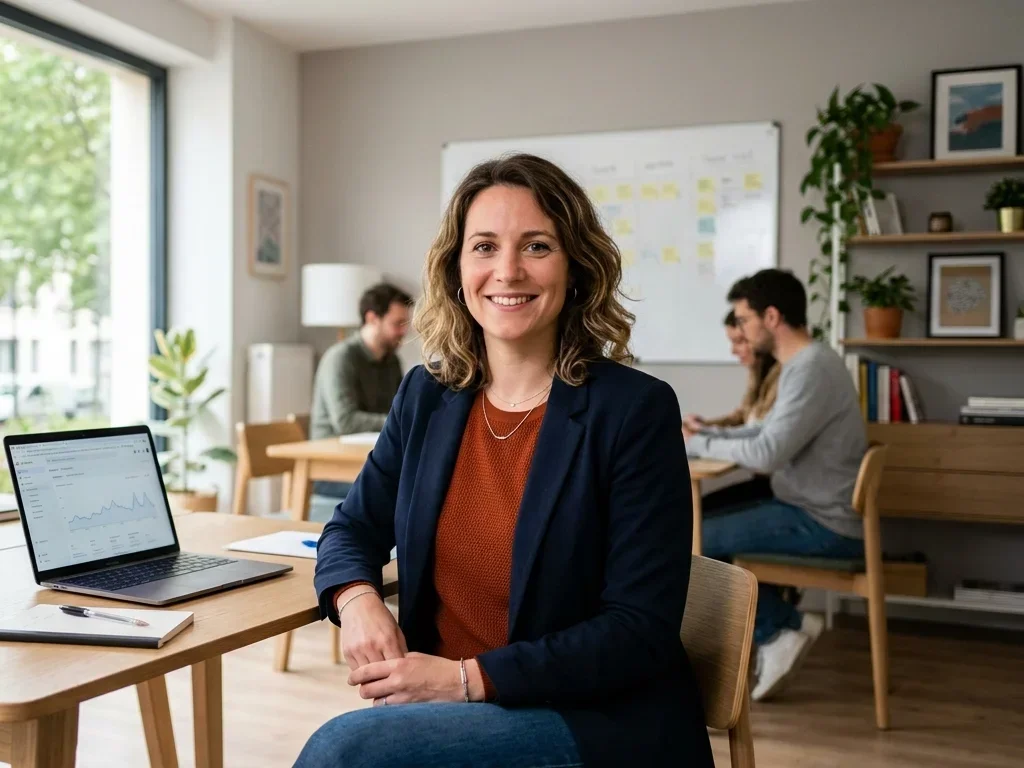 Camille Dubois, expert SEO local, optimise la visibilit� Google Business d'une entreprise.